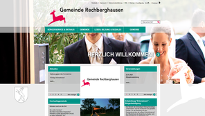 Startseite von der Homepage