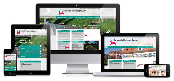 Responsive Web der Gemeinde Rechberghausen